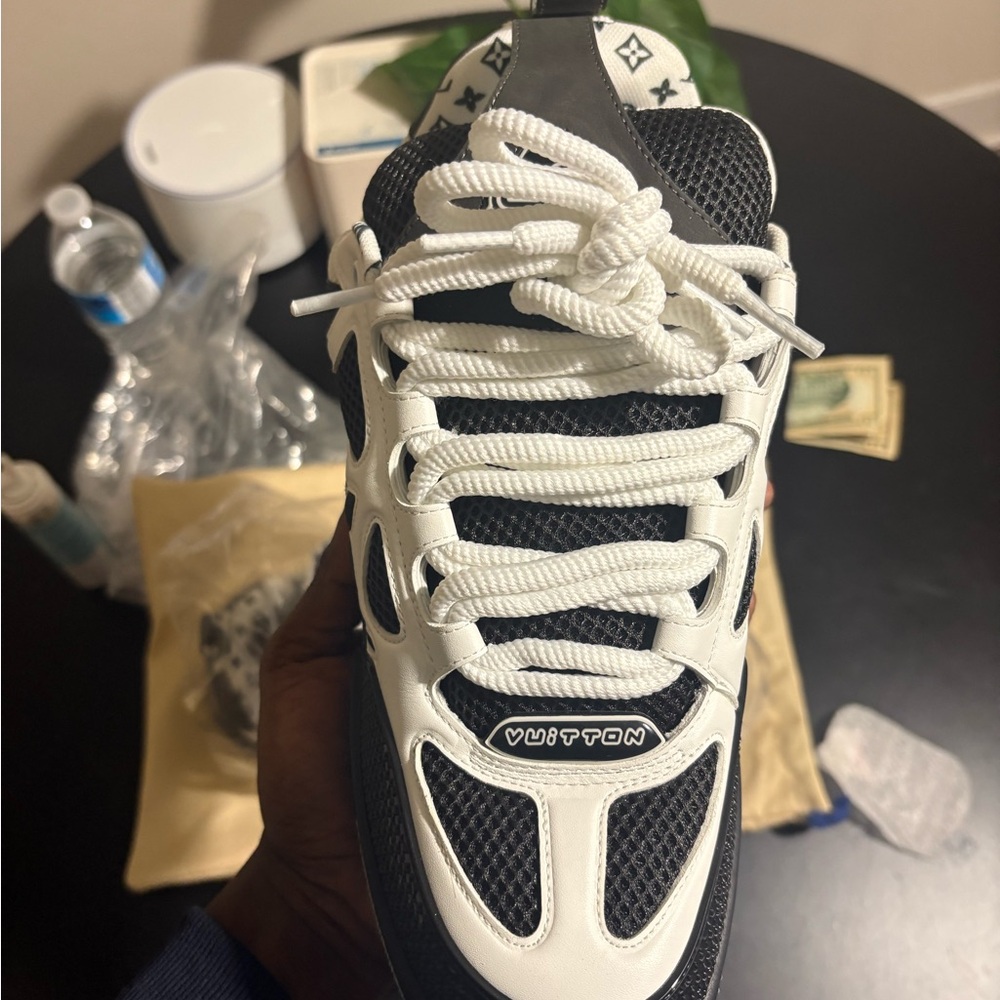 Louis Vuitton Monochrome Mesh Sneakers